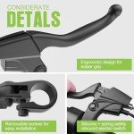 BAFANG Electric Bike Brake Levers, One Pair Waterproff Brake Levers Handle Bar Grips Ebike Conversion Kit, Cut Off Power Brakes Ebike Parts for BBS02/01 HD Mid Drive Motor & Hub Motor