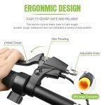 BAFANG Electric Bike Brake Levers, One Pair Waterproff Brake Levers Handle Bar Grips Ebike Conversion Kit, Cut Off Power Brakes Ebike Parts for BBS02/01 HD Mid Drive Motor & Hub Motor