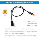 BAFANG Electric Bike Hydraulic brake sensor cable CutOff Brake Cable Compatible with BBS01 BBS02 BBSHD Mid Drive Motor EBike Conversion Kit