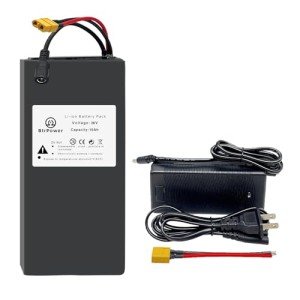 BtrPower Ebike Battery 36V 10AH Lithium Ion Battery Pack with 3A Charger,20A BMS for 0~500W Motor
