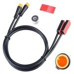 BAFANG Electric Bike Hydraulic brake sensor cable CutOff Brake Cable Compatible with BBS01 BBS02 BBSHD Mid Drive Motor EBike Conversion Kit