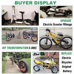 BtrPower Ebike Battery 36V 10AH Lithium Ion Battery Pack with 3A Charger,20A BMS for 0~500W Motor