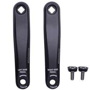 Alps2Ocean Universal Bike Crank Arms,89MM/102MM/114MM/127MM/140MM/152MM/160MM/165MM/170MM/175MM Available in Diamond Hole Bike Crank Arm for City Bike,Folding Bike,MTB,Ebike,Road Bike,Exercise Bike