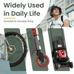 Titanker Bike Lock, Bicycle Lock 4 Feet Cable Lock 1/2 Inch Resettable Bike Locks Combination with Mounting Bracket, Bike Accessories for Bicycle, Electric Scooter, Motorcycle, Black