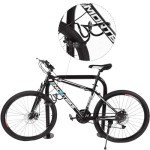 Titanker Bike Lock, Bicycle Lock 4 Feet Cable Lock 1/2 Inch Resettable Bike Locks Combination with Mounting Bracket, Bike Accessories for Bicycle, Electric Scooter, Motorcycle, Black