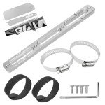 XIUWK E-Bike Battery Bracket for Battery Adapter Frame Mount,Aluminium Alloy Mount Plate for Hailong Batteries,Ebike Conversion Kit for Battery Adapter Frame Mount