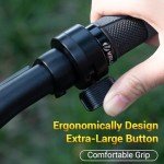 Zeekpowa Thumb Throttle for Bafang 3 Pin Female Connector Speed Throttle for BBS01B BBS02B BBS-HD Mid Drive Motor eBike Conversion Kits E-Bike Throttle with 17.7 inch Cable