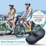 CDYWD Noseless Oversized Bike Seat for Men & Women - Comfortable Extra Wide Padded Bicycle Seat Cushion - Replacement Saddle for Peloton, Stationary, City, Ebike