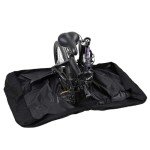 Rhinowalk Folding Bike Bag for 20 inch Folding BIkes - Waterproof Bicycle Travel Carrying Case Outdoors Bike Transport Bag for Cars Train Air Travel (Black 20inch)