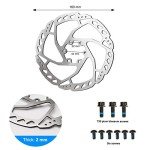 RUJOI Bike Disc Brake Kit, Aluminum Front and Rear Caliper, Full Aluminum Alloy Bicycle Brake Lever, 160mm Rotor, Mechanic Tool-Free Pad Adjuster for Road Bike, Mountain Bike