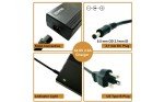 Syvrac 48-54.6V 2A Electric Bike Charger for 48V Lithium Battery Input Voltage AC120V(DC2.1MM Jack Connector)