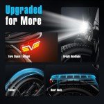 HiKNiGHT Electric Bike for Adults, 1000W/Peak 1600W Motor 52V 20AH Battery 26" x 4.0" Fat Tire Step-Thru Electric Bicycle for Women/Men, Up to 32MPH, Dual Hydraulic Brake