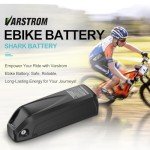 Varstrom 48V 13Ah Ebike Battery - Bike Battery for 0-1100W Electric Bike Kit, for BAFANG Voilamart AW Ebikeling Pexmor L-Fater Conversion Kit, Batteries for Mid Drive Kit & Hub Motor (W/Charger)