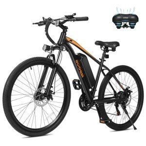 ACTBEST Apex Electric Bike for Adults, 27.5" Electric Mountain Bike with 21-Speed, Peak 1200W Motor 28MPH Top Speed, Max Range 55+ Miles, 499Wh Removable Battery E-Bike, Black