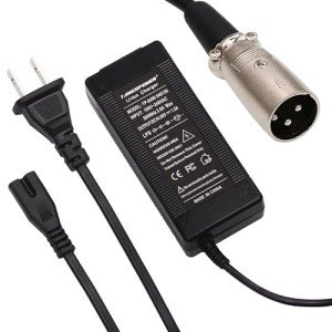 54.6v Charger 48v Output 54.6V 1.5A 48 Volt 3-pin XLR Male Plug for 54.6 Volt 13S 12Ah Lithium Battery Charger