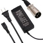 54.6v Charger 48v Output 54.6V 1.5A 48 Volt 3-pin XLR Male Plug for 54.6 Volt 13S 12Ah Lithium Battery Charger