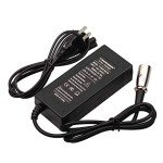 54.6v Charger 48v Output 54.6V 1.5A 48 Volt 3-pin XLR Male Plug for 54.6 Volt 13S 12Ah Lithium Battery Charger