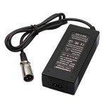 54.6v Charger 48v Output 54.6V 1.5A 48 Volt 3-pin XLR Male Plug for 54.6 Volt 13S 12Ah Lithium Battery Charger