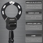 Honszex Scooter Lock, Bike Locks High Security with Key, 36.22inch Heavy Duty Bike Lock Chain, Accessories for Electric Scooter, E-Bikes