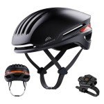 ASIEVIE Bike Helmet with Bluetooth, Smart Bike Helmet for Adults Men Women with Built-in Speakers, Auto Brake Blinker, Front and Rear LED Turn Signals Remote Control, Smart Cycling Helmet.(Black, M/L)