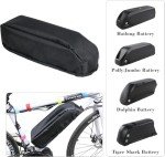 HZSZKYK Electric Bike Cover Bag, Waterproof Cover Bag Ebike Battery Protective Bag Waterproof Bag, Suit for Hailong, Dolphin, Tiger Shark, Jumbo Shark Battery Bag, Rain Bag, Warm Bag