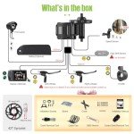 BAFANG 750W Mid Drive Kit, 8Fun BBS02B 48V750W Mid Drive Ebike Conversion Kit with LCD Display & Chainring, Electric Brushless Bike Motor Motor para Bicicleta for BB 68-73mm MTB,Trike,Citybike