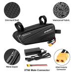 H HAILONG 36V 12AH ebike Battery,36V 8Ah/ 12AH / 48Volt 10Ah Electric Bike Scooter Lithium Battery with Waterproof Case,2A Charger and BMS for 250W 500W 600W Motor