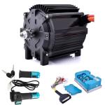 72V 5000W Brushless Motor Kit 6800RPM Electric DC Motor with Fardirve Controller Electric Motor Kit for Go Kart Motorcycle Scooter Conversion Kit 9T #35 Sprocket