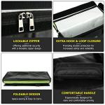 ROLOWAY Lipo Battery Bag Fireproof Bag (20 x 5 x 7.5 inch), Large Lipo Bag Fireproof Ebike Battery Bag, Lipo Safe Bag with Comfortable Handle, Reflective Strip, Lipo Charging Bag