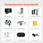 VEVOR 1000W Electric Bike Conversion Kit, 48V 420rpm 26" Front Wheel E-Bike Hub Motor Kit with Upgraded Speed Controller, Throttle Grip Kit, LCD Display, and PAS System for Road Bike