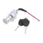 Battery Chager Ignition Switch Lock with 2 Keys for Motorcycle Electric Bike Scooter E-Bike Electric Lock Accessories