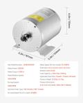 VEVOR 2000W Electric Brushless DC Motor Kit - 48V 4300rpm Motor with Upgraded Speed Controller and Throttle Grip Kit for Go Karts E-Bike Motorcycle Scooter DIY