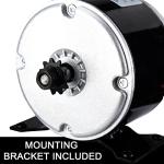 Vevitts Small Brushed Permanent Magnet Electric Motor for E Scooter Drive Speed Control 24V 350W 3000RPM