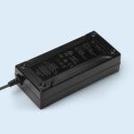 Xietongpo 54.6V 3A Charger for 48V 13S Lithium Li-ion Battery Pack, 48 Volt Universal Battery Charger with 3 pin XLR Connector, 5.5 * 2.5mm, 5.5 * 2.1mm Male Plug, 8mm 3 Prong Female Plug