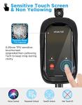 whale fall Bike Phone Frame Bag Waterproof, 3D Eva Hard Shell, Bike Phone Holder, Bicycle Top Tube Bag, Cycling Pouch with Rain Cover, Bike Accessories for Phones Under 7"
