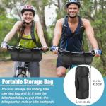 20 Inch Folding Bike Bag,Durable Folding Ebike Bags,Outside Waterproof Bike Bags,Portable Bike Transport Bag with Strong Webbing for Car Train Shipping Air Travel,Bike Accessories with Handlebar Case