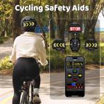 Smart Bike Helmet,Bicycle Helmet for Adults Teens with Personalized LED Lights,DIY Helmet with APP and Remote Control.(Men/Women)