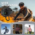 Smart Bike Helmet,Bicycle Helmet for Adults Teens with Personalized LED Lights,DIY Helmet with APP and Remote Control.(Men/Women)