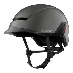 Sena U1 E-Bike Smart Helmet with Mesh 2.0 Intercom (Matte Gray, L)