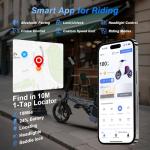 NAVIC Electric Bike for Adults, 750W Peak Folding Ebike, 14'' Adults Electric Bicycles with 499.2/749Wh Removable Battery, 22Mph Max Speed, 40Miles Range, Multi-Shock Absorption, Commuting Mini EBikes