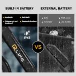 Qlife Cityone 2.0 Electric Bike for Adults,Up to 65Miles,28MPH,1200W Peak Motor 26" Ebike,499WH UL2849 Certified Battery Electric Commuter Bicycle with Front Suspension & 7-Speed Ebikes,B