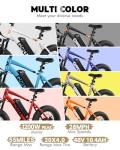 Qlife Racer Fat tire Electric Bike for Adults - 28MPH Mountain Ebike with Peak 1200W Brushless Motor, 499Wh Removable Battery, 20X4.0 Tire Step Over E-MTB with 7-Speed Black Classic