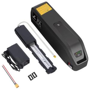 LGECOLFP 48V Ebike Battery 48V 10AH Lithium ion Battery Pack with 3A Fast Charger 30A BMS Fit for Electric Bicycle Bike 1000W-250W Motor