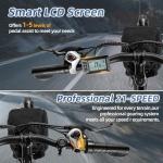 Vivi M026TGB Folding Electric Mountain Bike