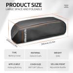 HUDAMZKY Ebike Battery Protective Bag Cover, Electric Bicycle 36V 48V 52V 60V Li-ion Battery Waterproof Dustproof Anti Mud Cover