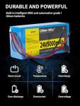 24V 5Ah Lithium Battery with 29.4V 1A Charger, 24 Volt Rechargeable Battery for DIY Projects