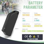 Varstrom 20Ah Ebike Battery,52V 1040Wh Electric Bike Scooter Lithium Battery with Waterproof Case,3A Charger and BMS,Compatible with BAFANG/Voilamart/AW/Ebikeling 750W 1000W Ebike Motor