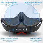 CDYWD Oversized Bike Seat for Men & Women Comfort, Extra Wide Bicycle Seat Cushion, Comfortable Wing Padded, Large Replacement Saddle for Peloton, Stationary Exercise Bike, Ebike, Cruiser, City Bike
