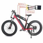 n Double Battery Discharge Converter for E-Bike 20A/30A/40A Dual Battery Pack Switch Balancer 24-72VDC (Max Current 30A;)
