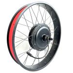 48V1000W Electric Fat Bike 26x4.0inch Hub Motor Kit Rear Drive with Color Display Snow E-Bike Conversion Kit Waterproof 170mm Dropout Big Foot Bike